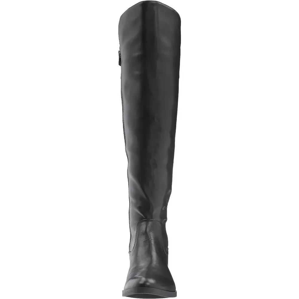 Calvin Klein Women Over The Knee Riding Boots Priya Size US 5M Wide Calf Black
